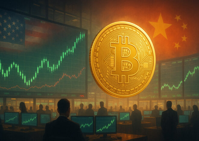 Global markets steady as US-China trade talks loom, Bitcoin hits $103k